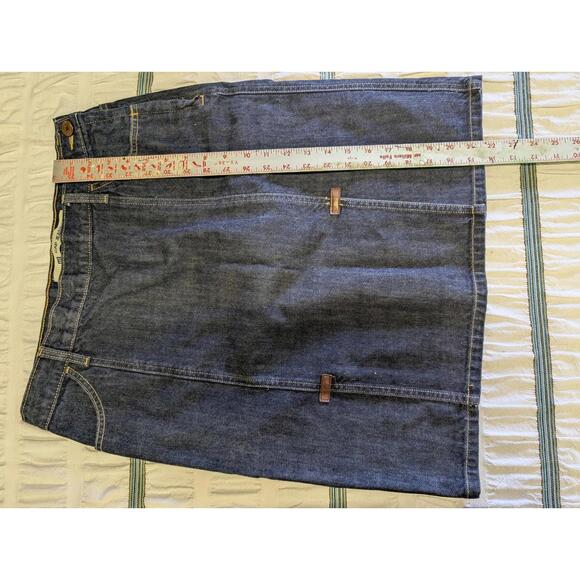 GAP Dresses & Skirts - Gap Jeans Denim Skirt Womens Size 10 Knee Length Side Zip Closure Blue